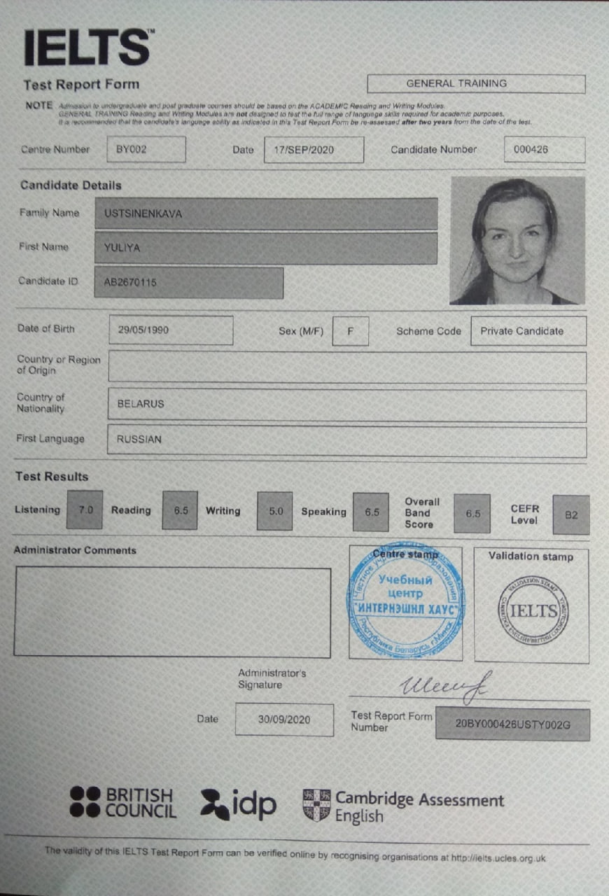 IELTS 6