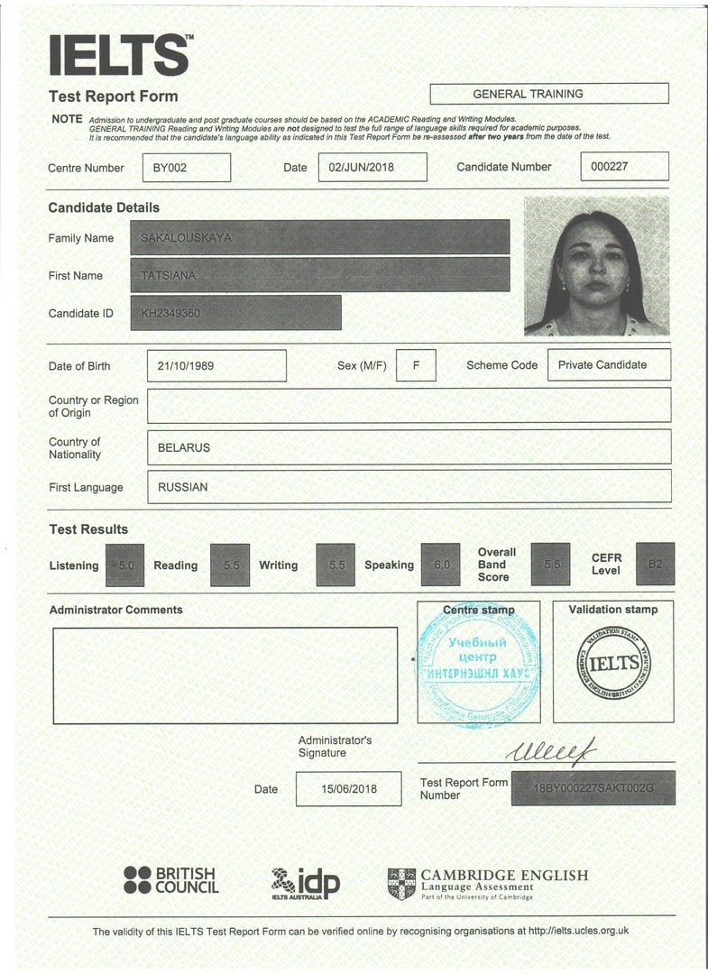 IELTS 9